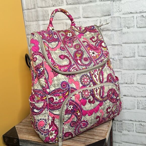 NWOT Vera Bradley Large Campus Backpack - Picture 1 of 11